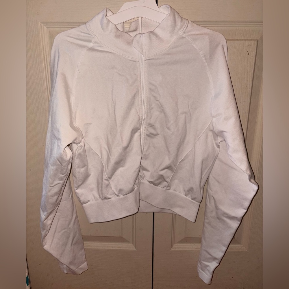 NVGTN White Divine Seamless Zip Up